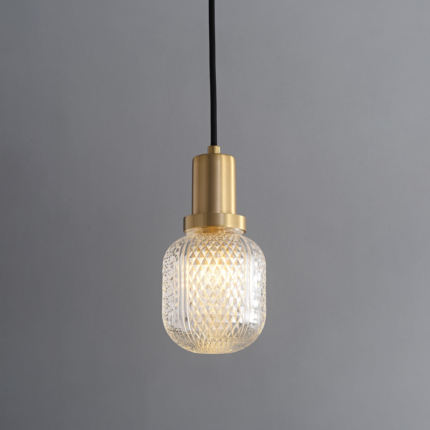 Cacarir Premium Nordic Art Brass Glass Pendant Lamp