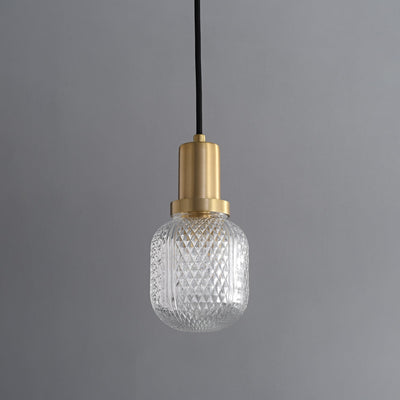 Cacarir Premium Nordic Art Brass Glass Pendant Lamp
