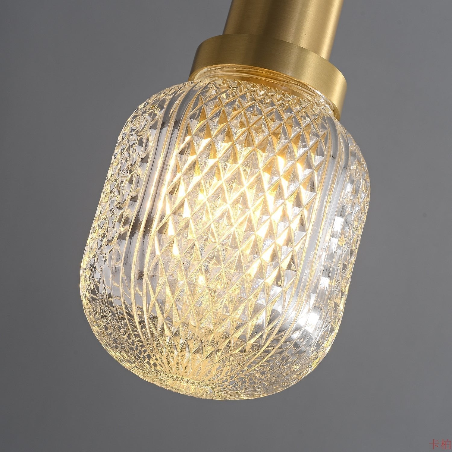 Cacarir Premium Nordic Art Brass Glass Pendant Lamp