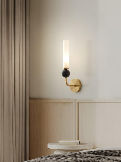 Dulane Modern Minimalist Vertical Marble Wall Lamp