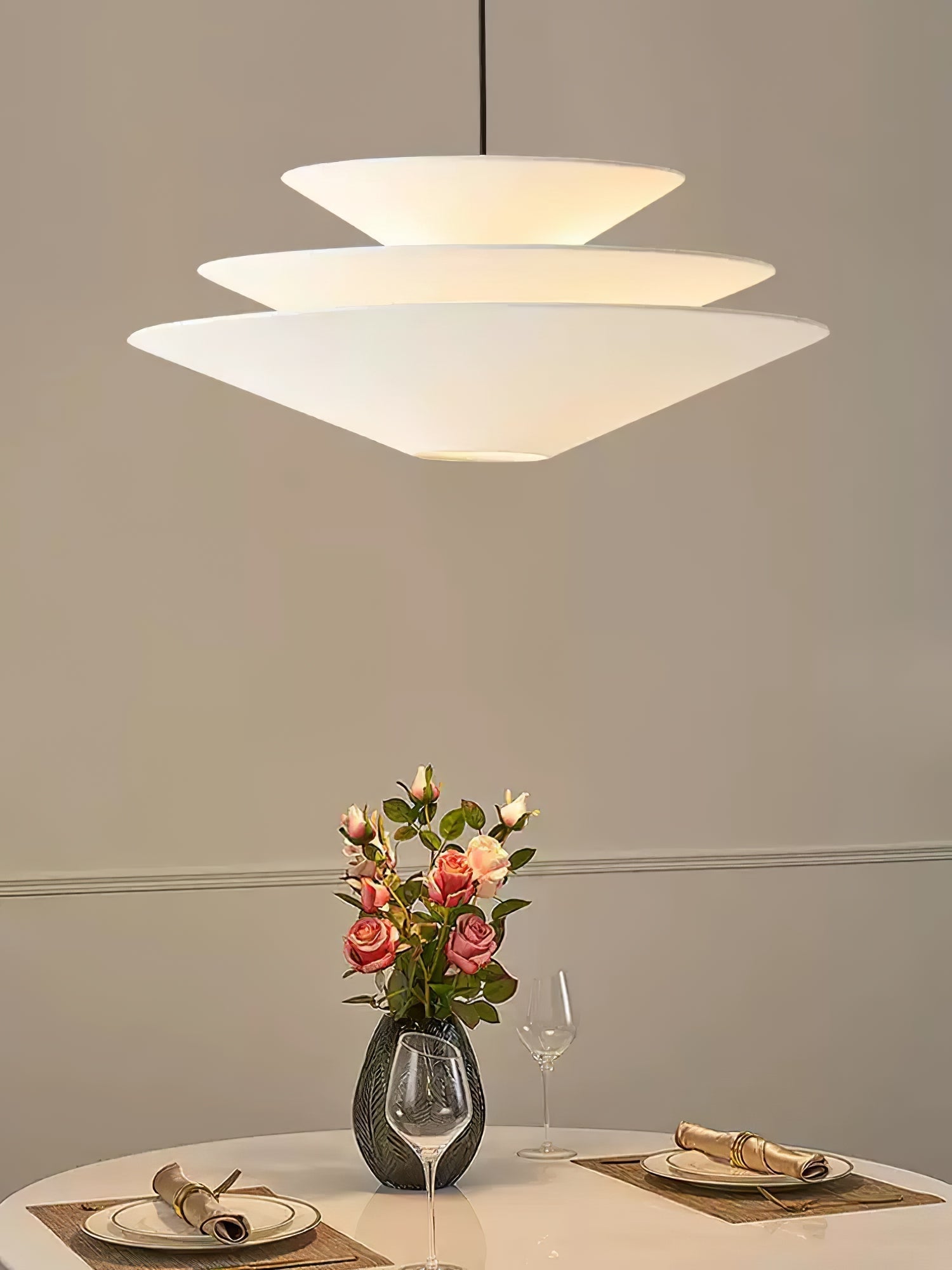 Triara Minimalist Layered Pendant Light