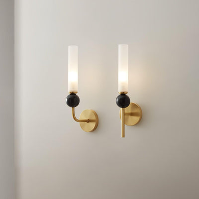 Dulane Modern Minimalist Vertical Marble Wall Lamp
