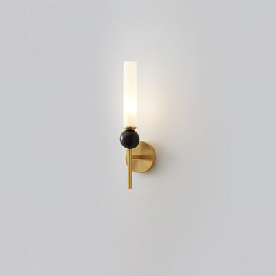 Dulane Modern Minimalist Vertical Marble Wall Lamp