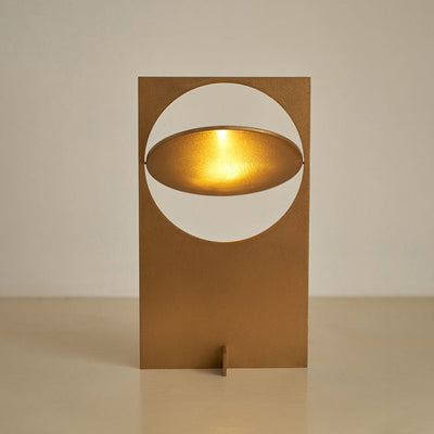 Terieriella Rotating Disc Table Lamp