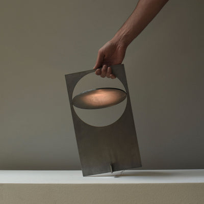Terieriella Rotating Disc Table Lamp
