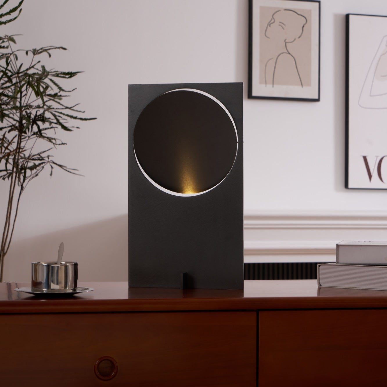Sixor Steel Futuristic Table Lamp