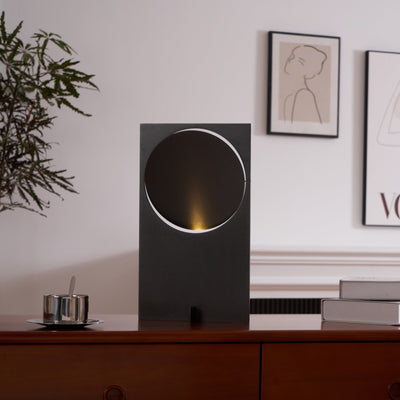 Terieriella Rotating Disc Table Lamp