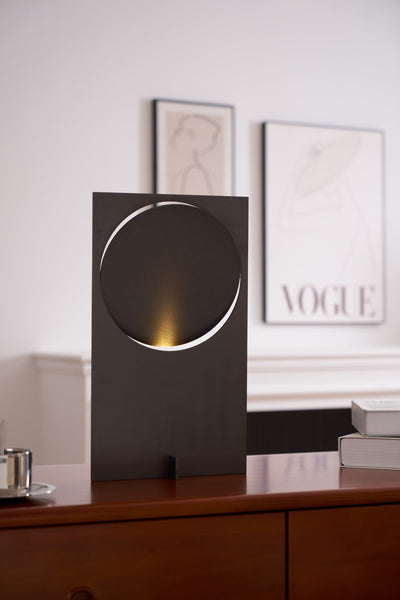 Terieriella Rotating Disc Table Lamp