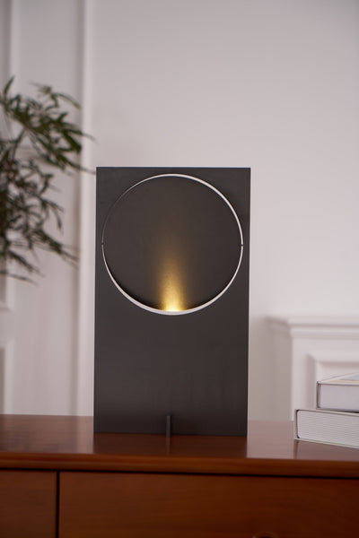 Terieriella Rotating Disc Table Lamp