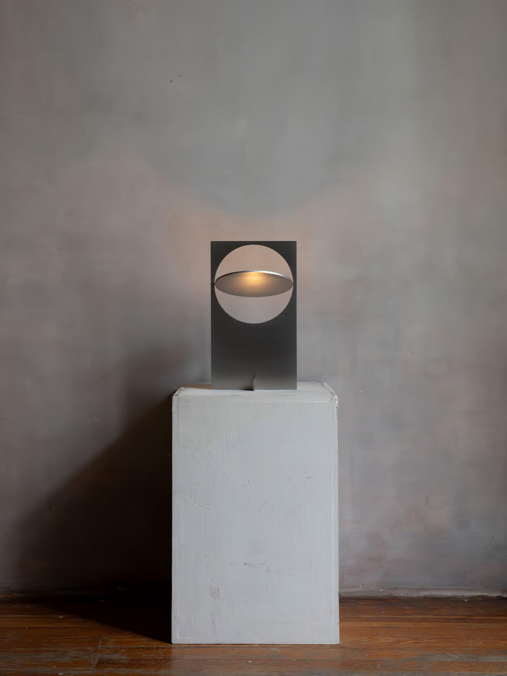Terieriella Rotating Disc Table Lamp
