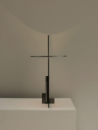 Sixor Steel Futuristic Table Lamp