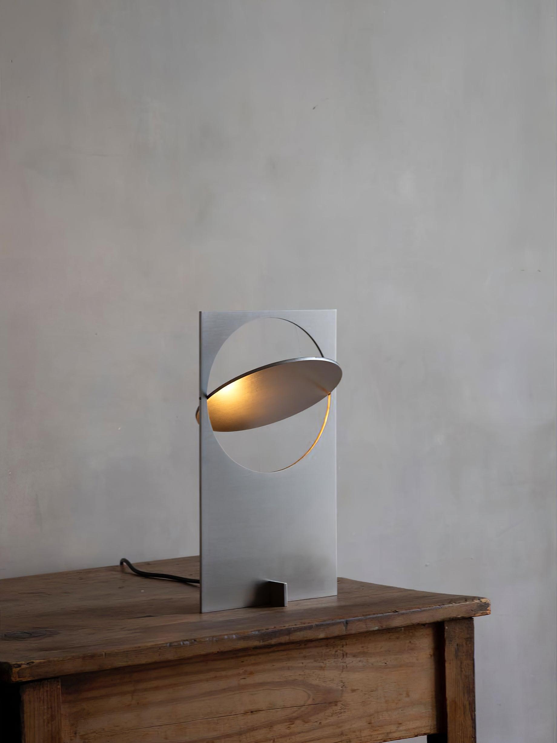 Terieriella Rotating Disc Table Lamp