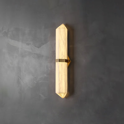 Albiaya Wall Light Alabaster Brass for Bedroom