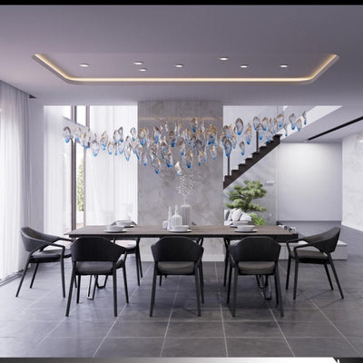 Asteria Wave Blown  Glass Customize Chandelier