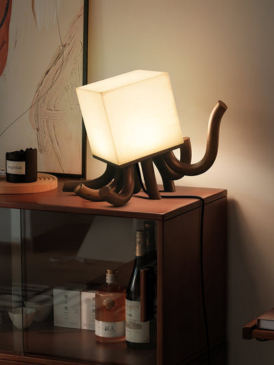 Dravk Tentacle Alabaster Table Lamp