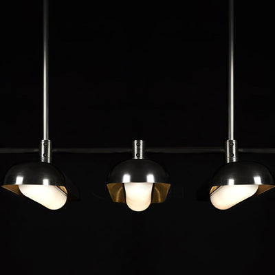 Lyvinaris Geometric Brass Linear Pendant Light