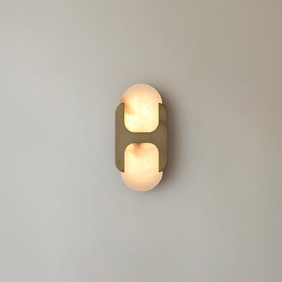 Silverford Alabaster Indoor Wall Light