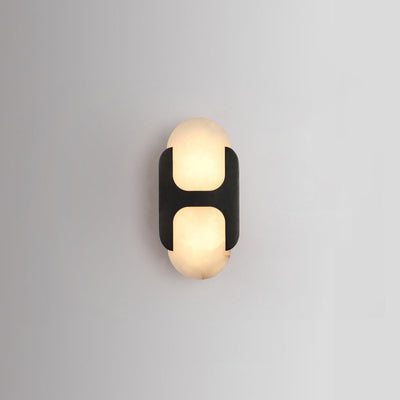 Silverford Alabaster Indoor Wall Light