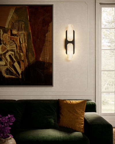 Silverford Alabaster Indoor Wall Light