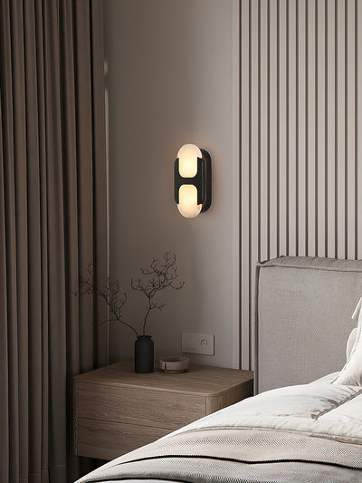 Silverford Alabaster Indoor Wall Light