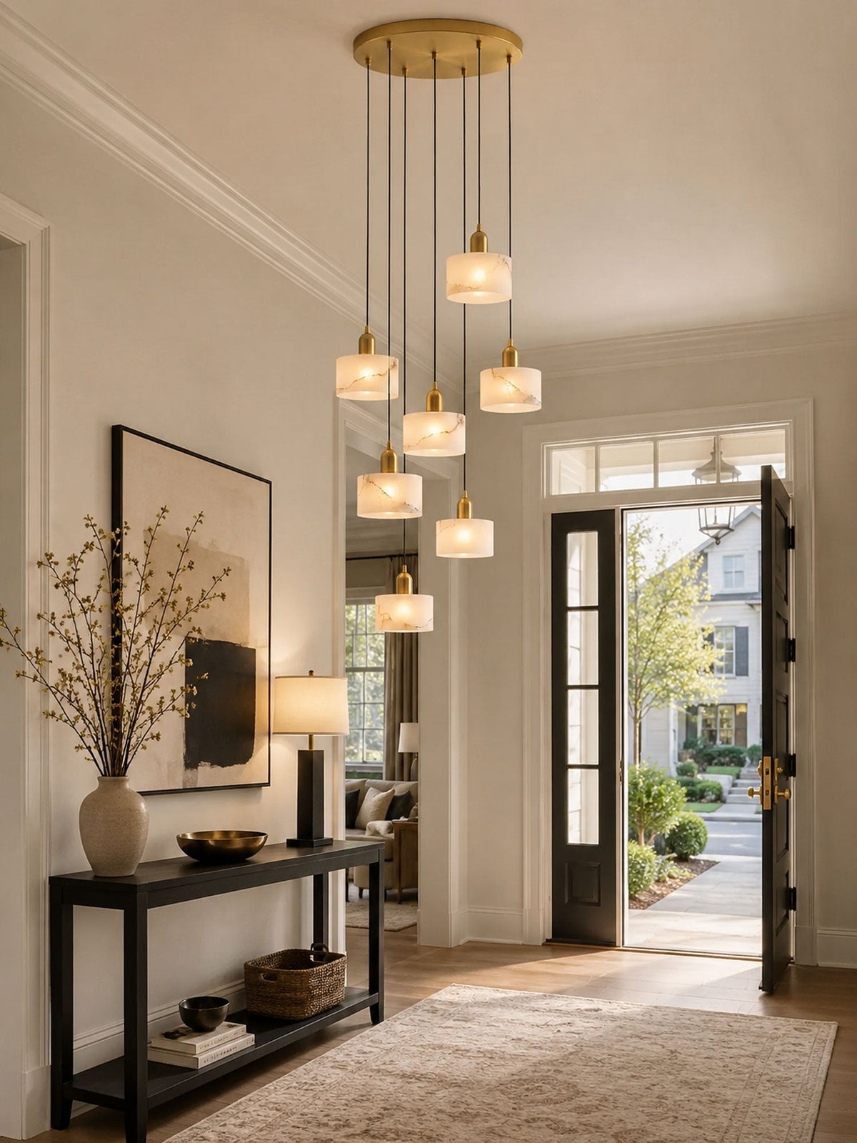 Fjara Alabaster Pendant Light