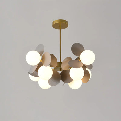 Aria Multicolored Flower Branch Chandelier Living Room - Neutral Decor
