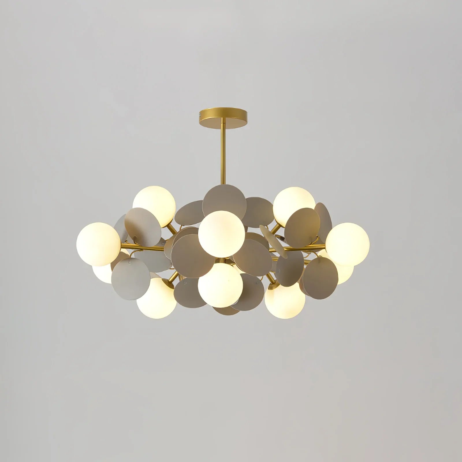 Aria Multicolored Flower Branch Chandelier Living Room - Neutral Decor
