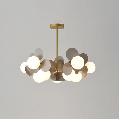 Aria Multicolored Flower Branch Chandelier Living Room - Neutral Decor