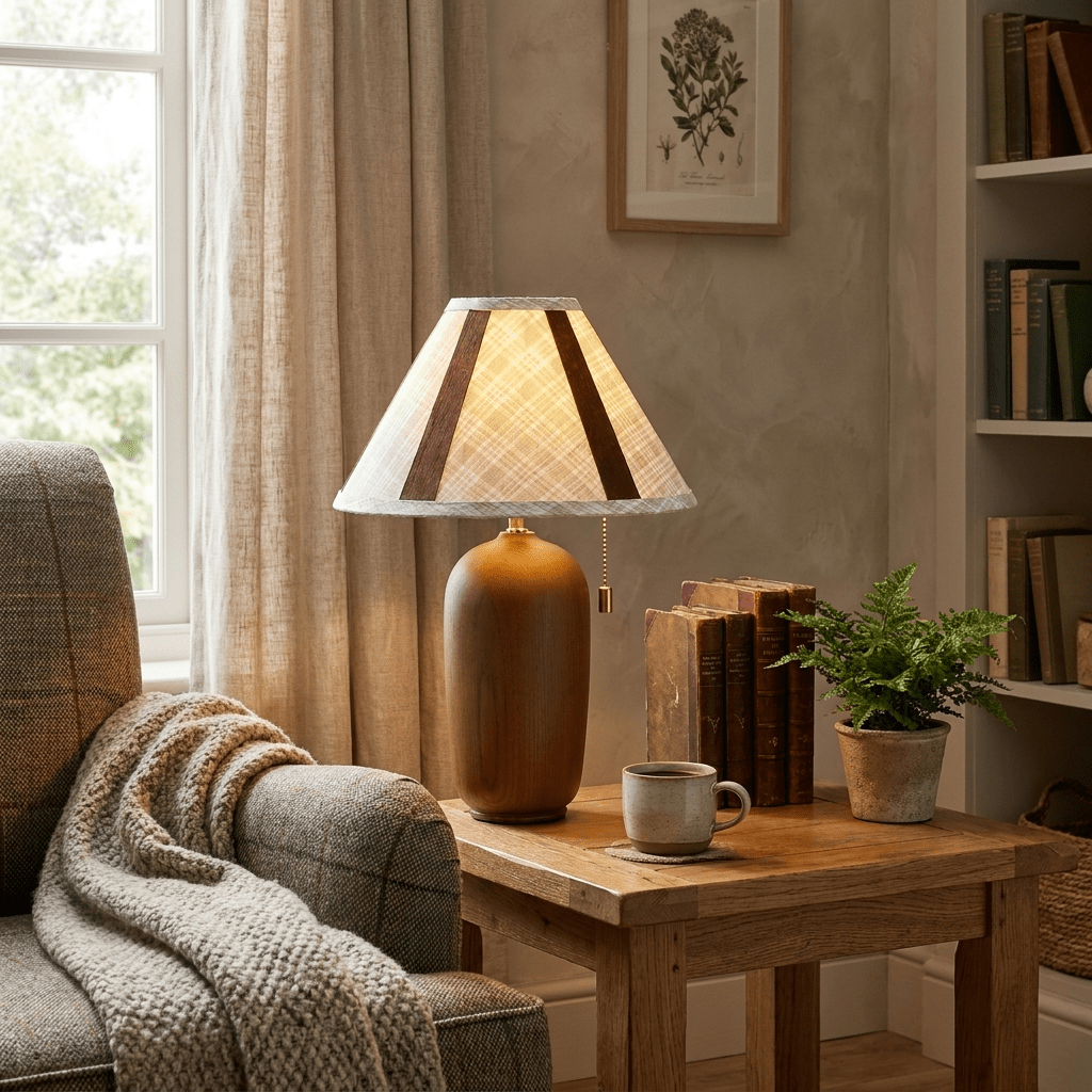 Rinoena Wood Table Lamp