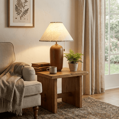 Rinoena Wood Table Lamp