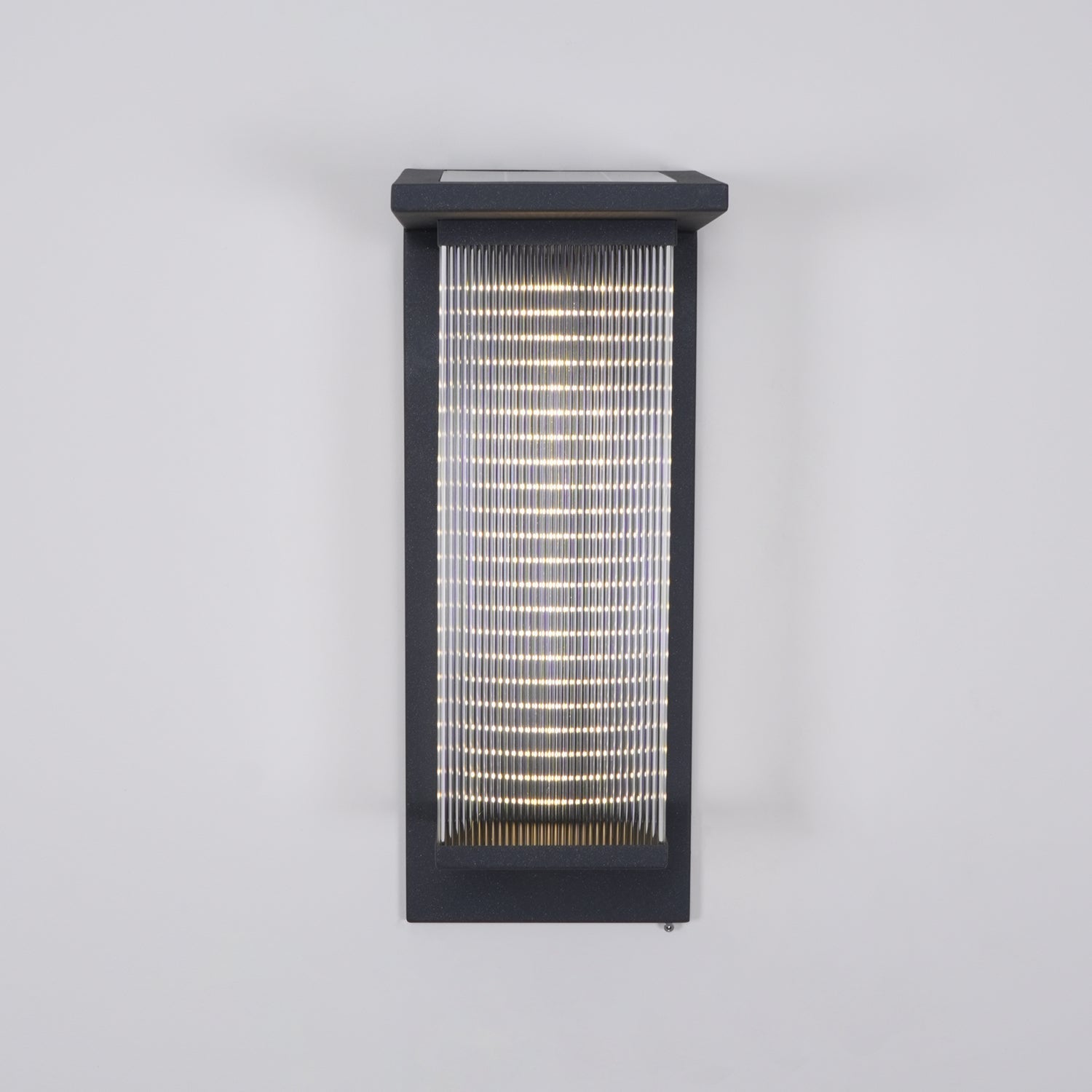 Corvian Dependable Unique Box Solar Outdoor Wall Lamp
