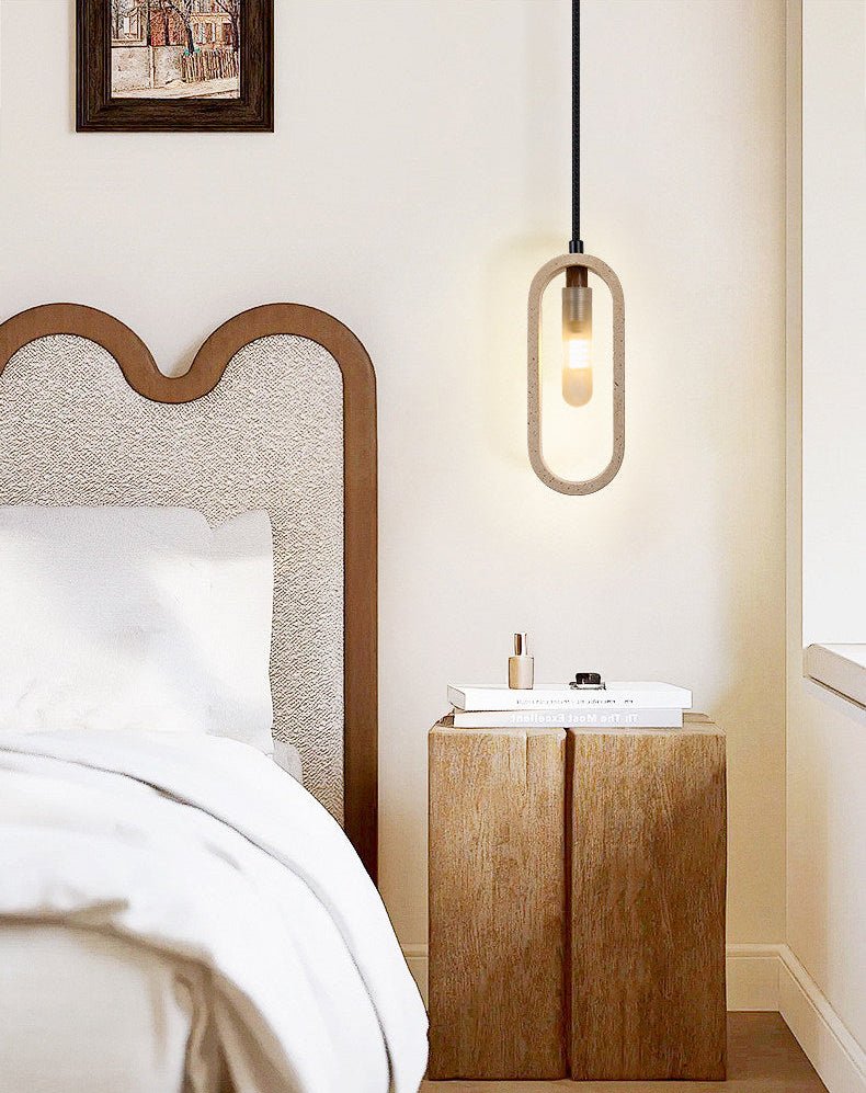 Seraelle Travertine Pendant Light
