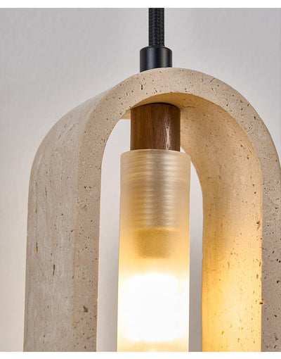 Seraelle Travertine Pendant Light