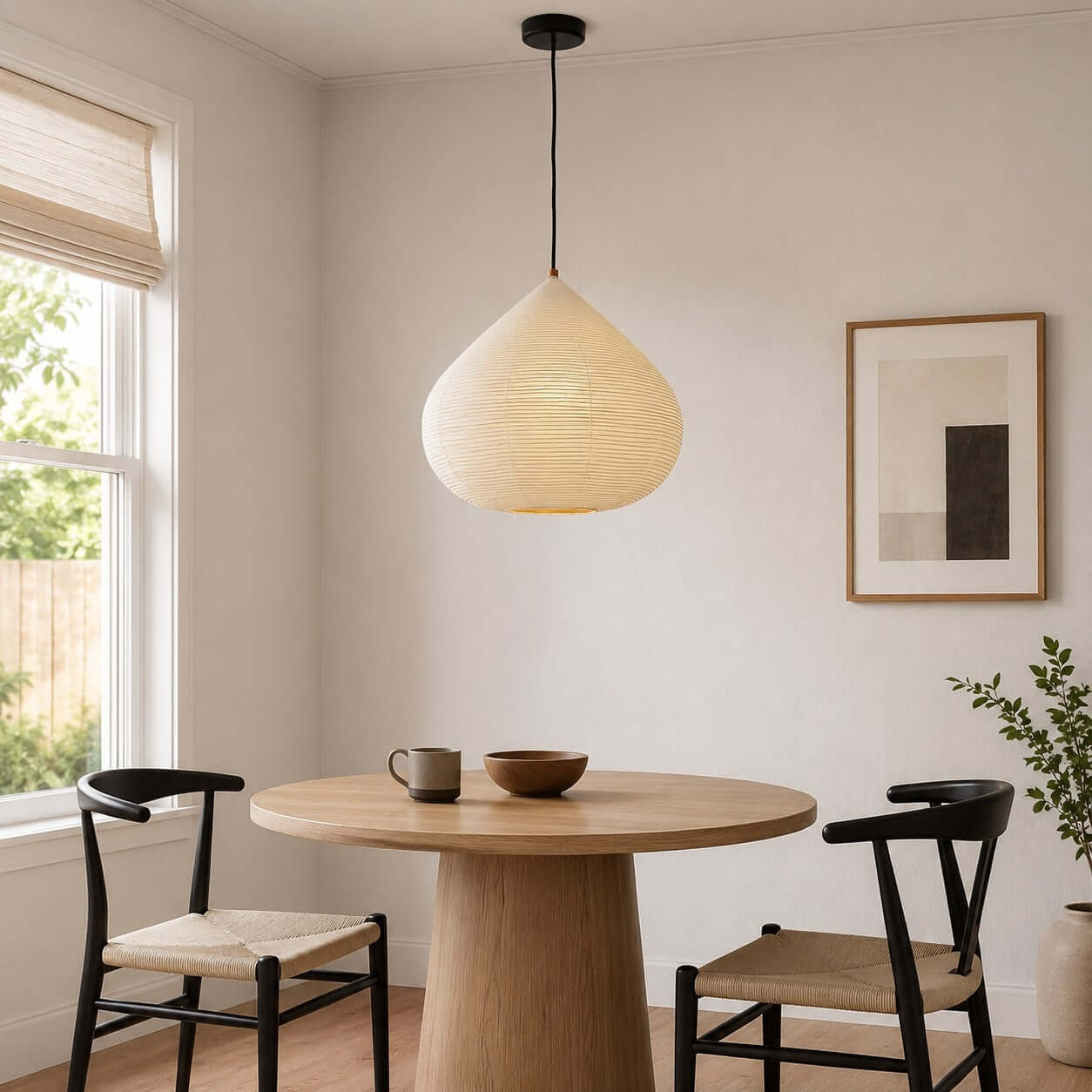 Onion Shape Paper Pendant Light