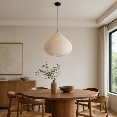 Onion Shape Paper Pendant Light