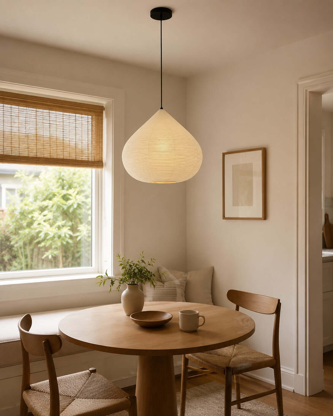Onion Shape Paper Pendant Light