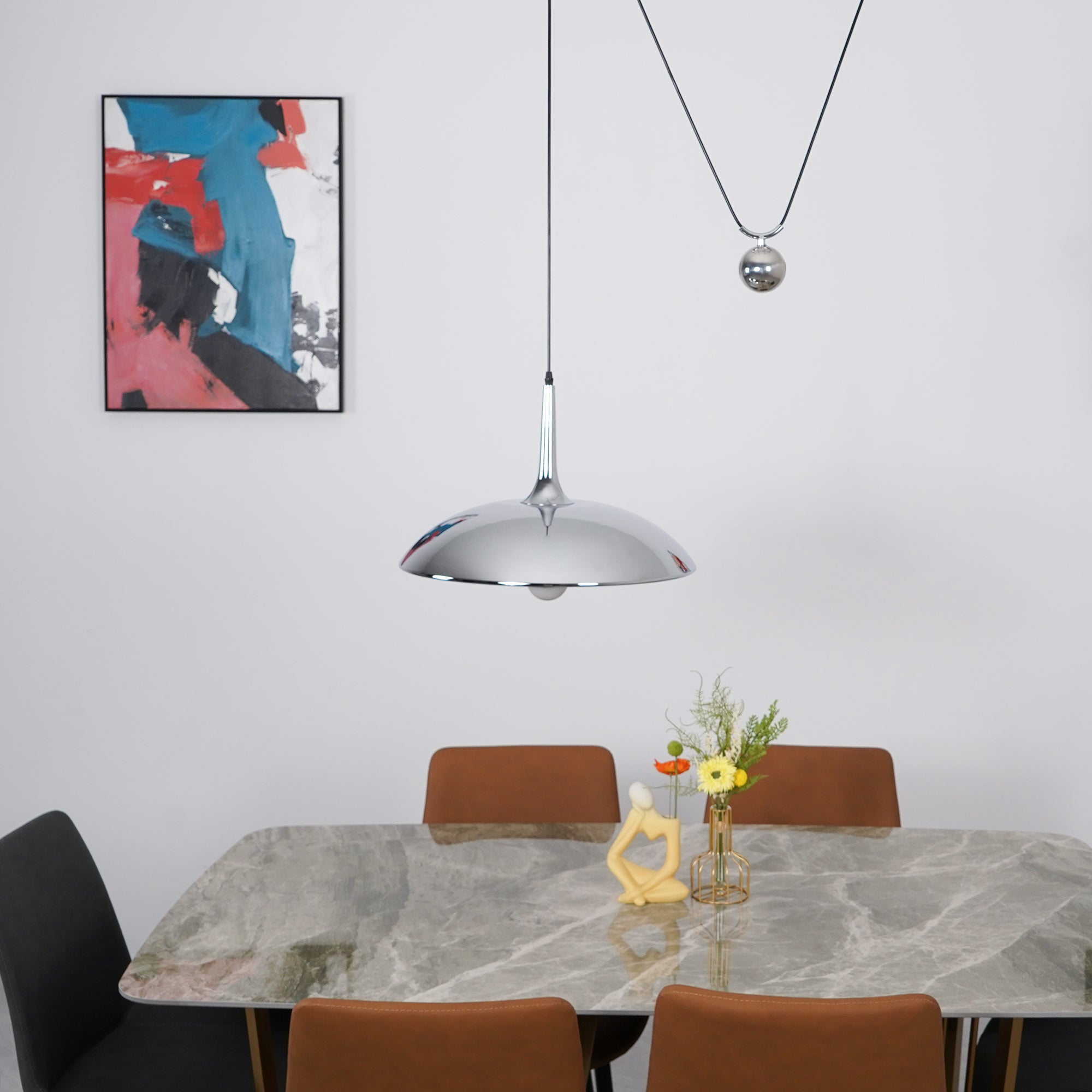 Virainenne Pendant Lamp Adjustable for Living Room