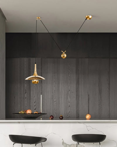Virainenne Pendant Lamp Adjustable for Living Room