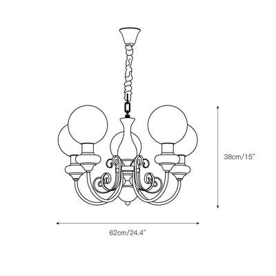 Evsolia Glass Chandelier