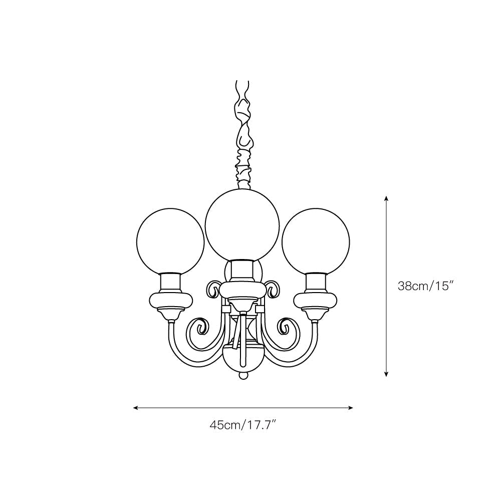 Evsolia Glass Chandelier
