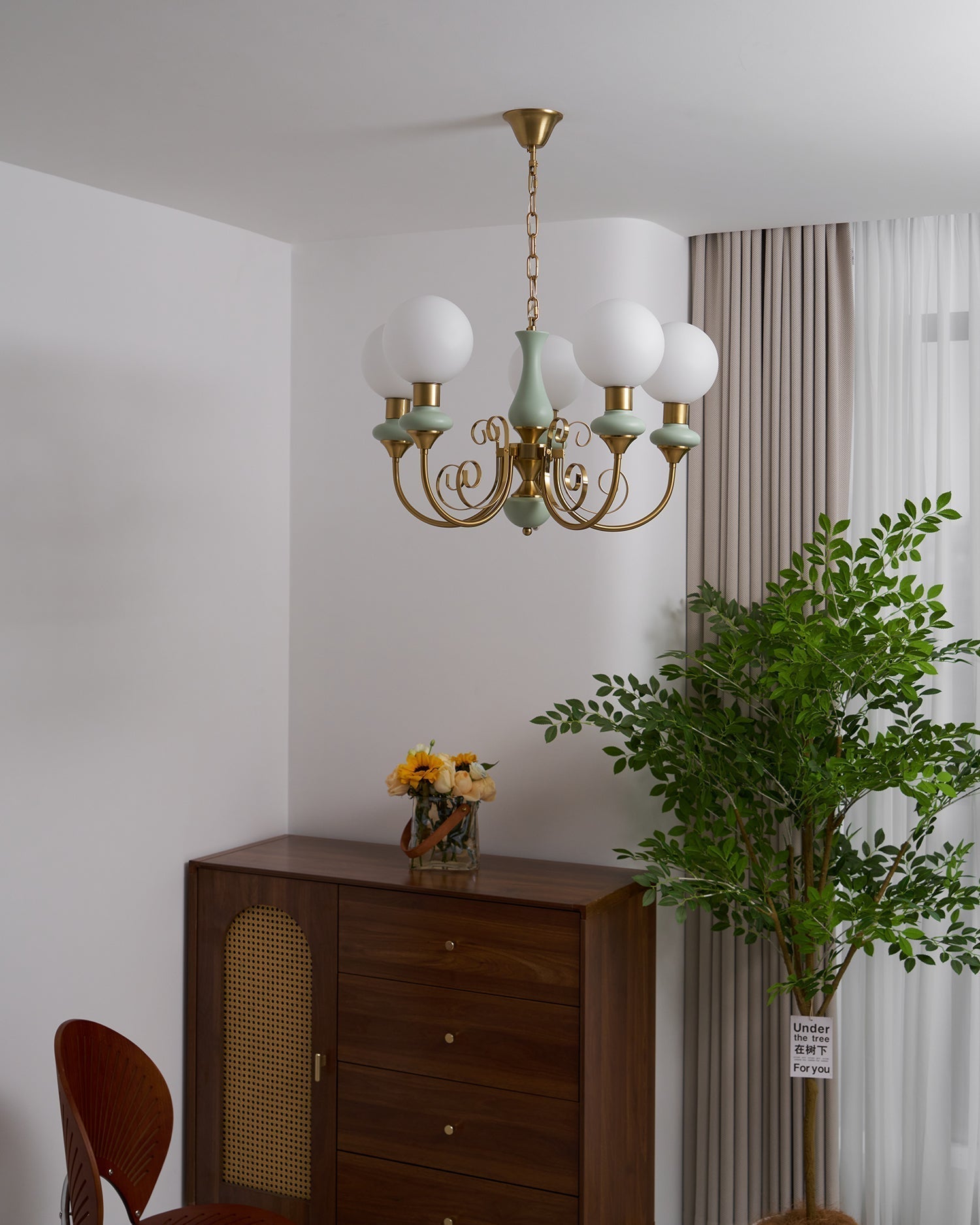 Evsolia Glass Chandelier