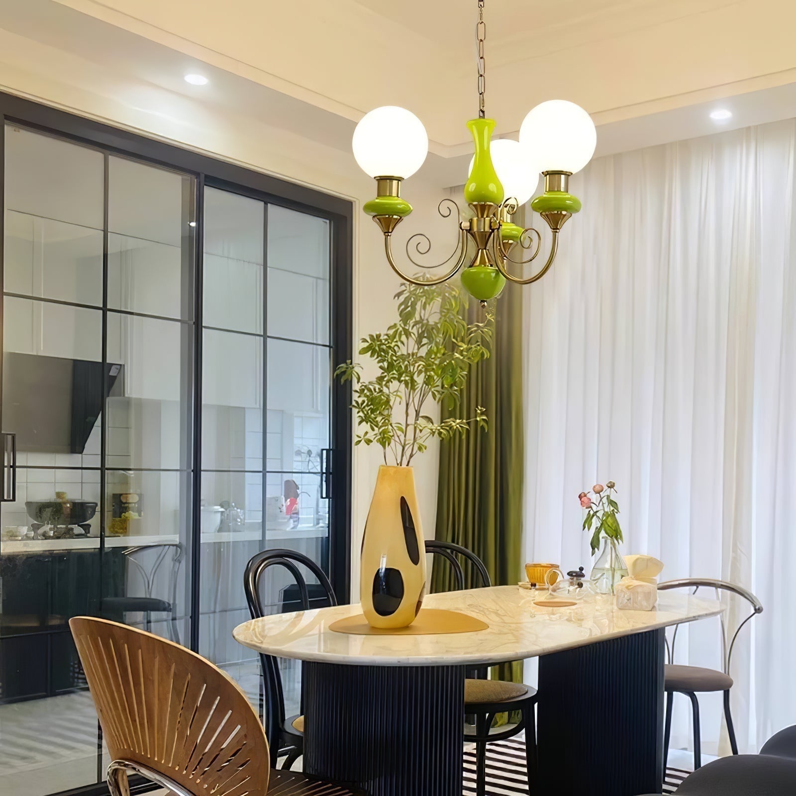 Evsolia Glass Chandelier