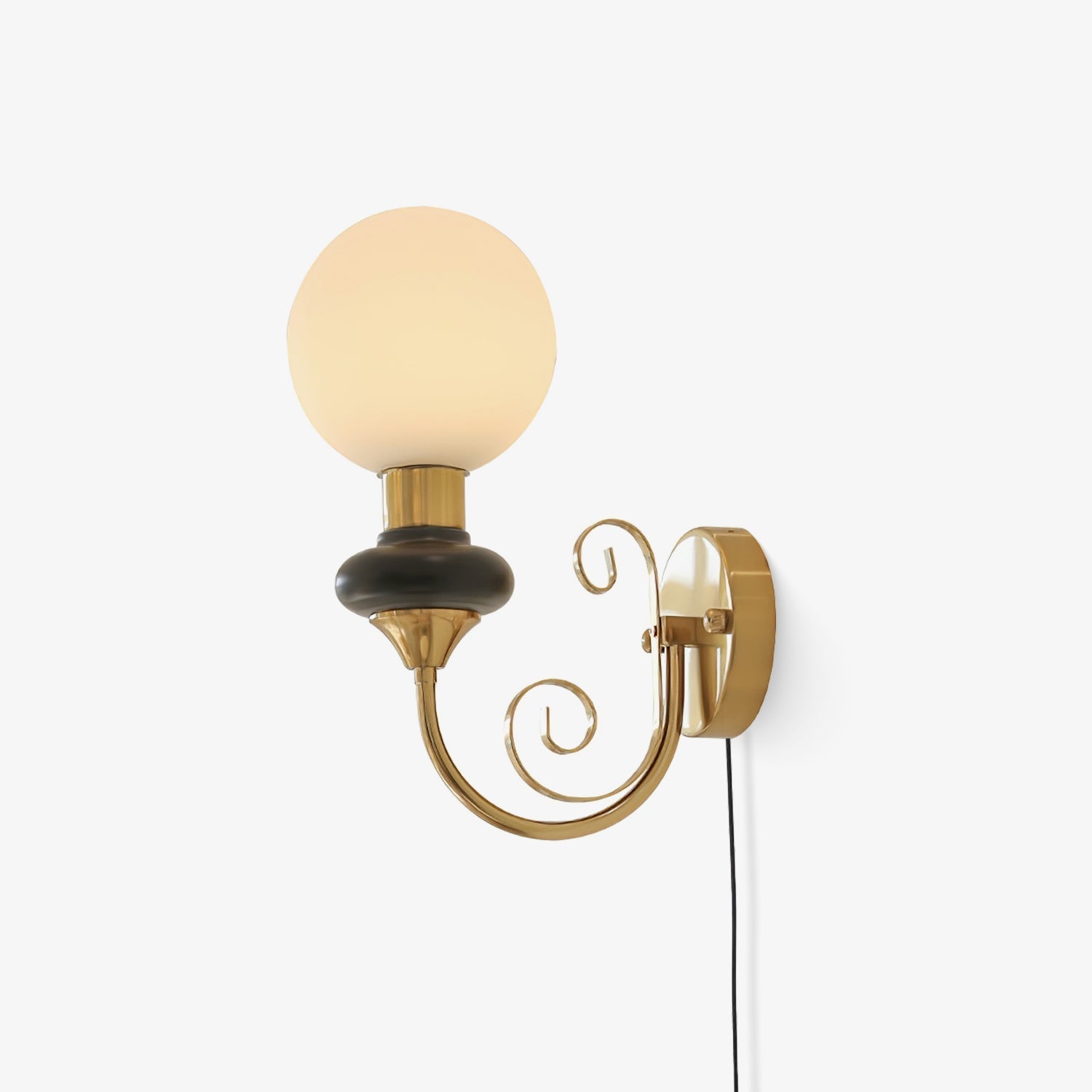 Whirl Chic Plug-in Wall Lamp
