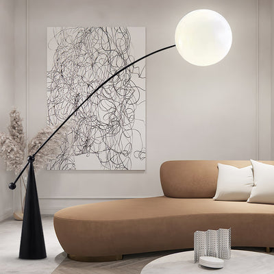 Ortalil Modern Arc Floor Lamp