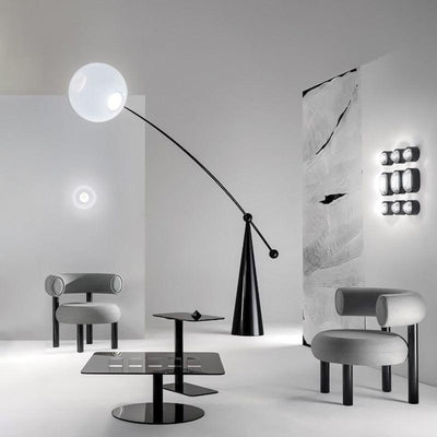 Ortalil Modern Arc Floor Lamp