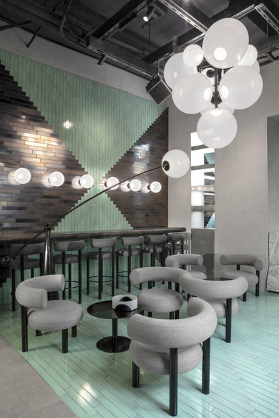 Ortalil Modern Arc Floor Lamp