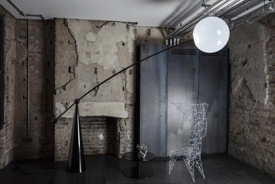 Ortalil Modern Arc Floor Lamp