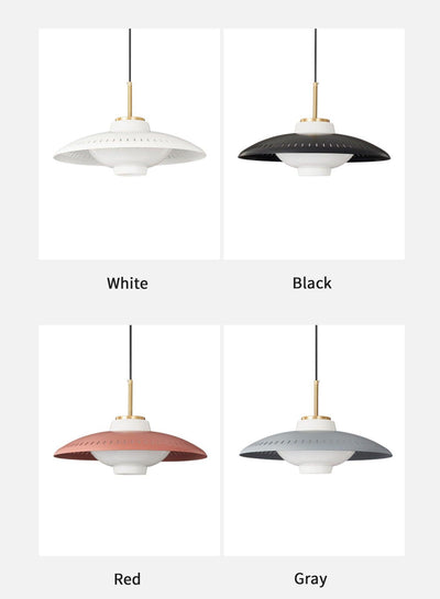 Evelo Pendant Lamp Opal Glass Wide Shade Classic