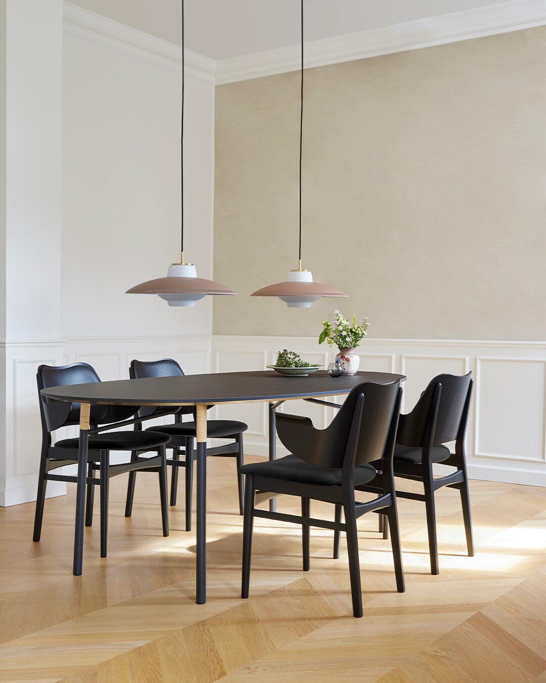 Evelo Pendant Lamp Opal Glass Wide Shade Classic