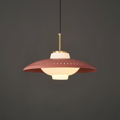 Evelo Pendant Lamp Opal Glass Wide Shade Classic